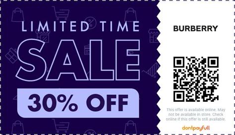 burberry discount code.